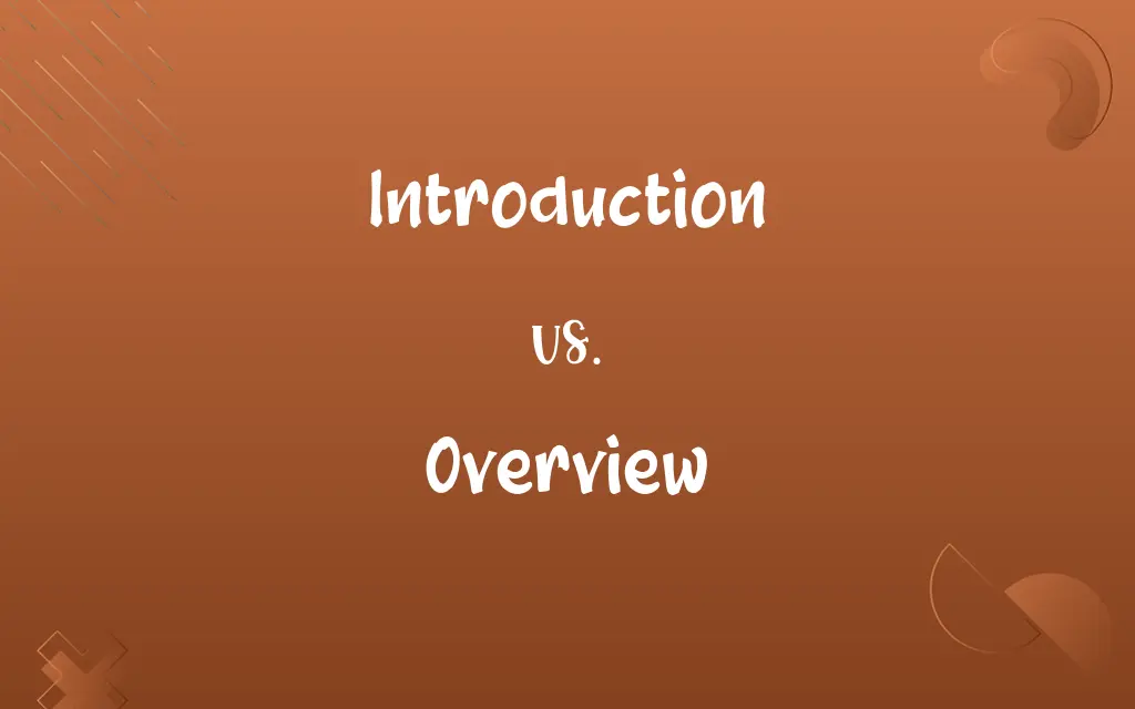 Introduction vs. Overview