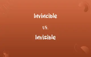 Invincible vs. Invisible