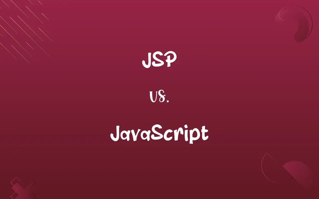JSP vs. JavaScript
