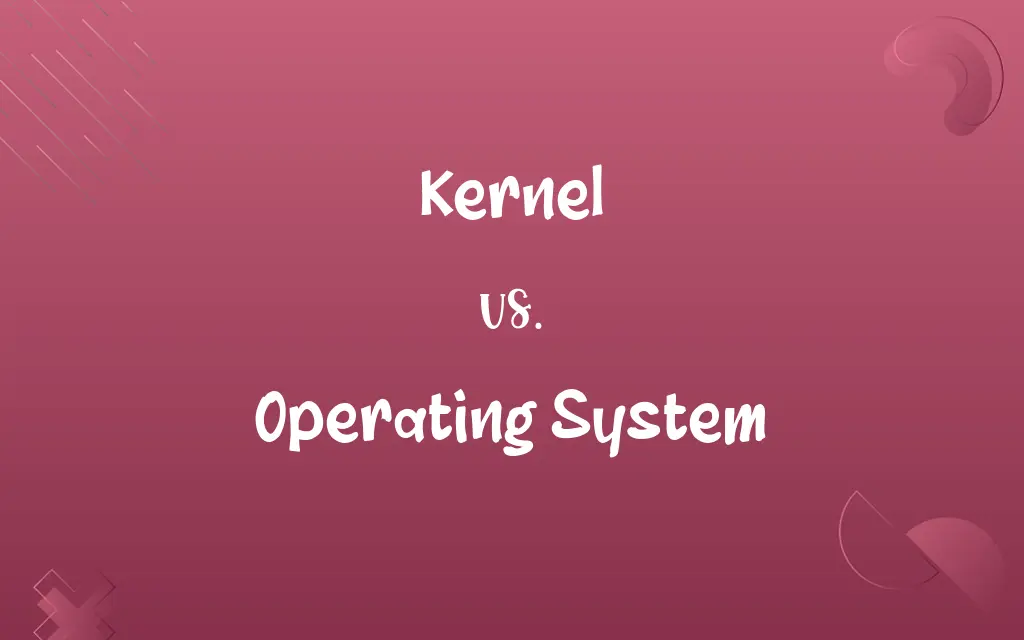 Kernel vs. Operating System