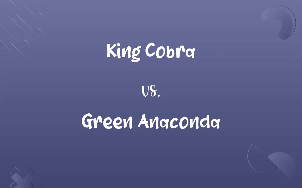King Cobra vs. Green Anaconda