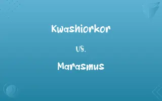 Kwashiorkor vs. Marasmus