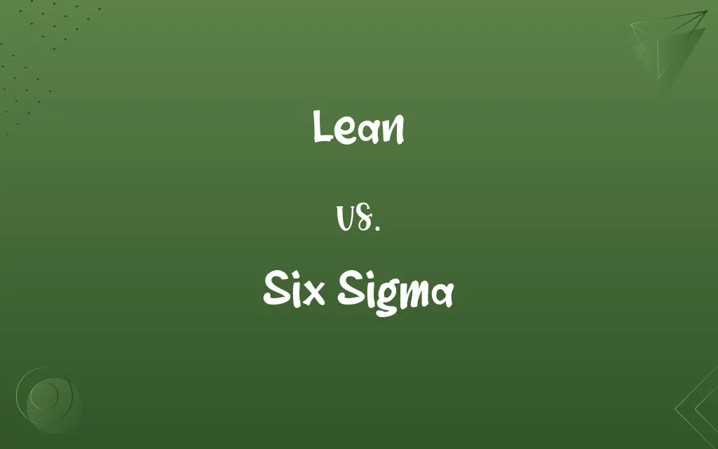 Lean vs. Six Sigma