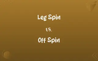 Leg Spin vs. Off Spin
