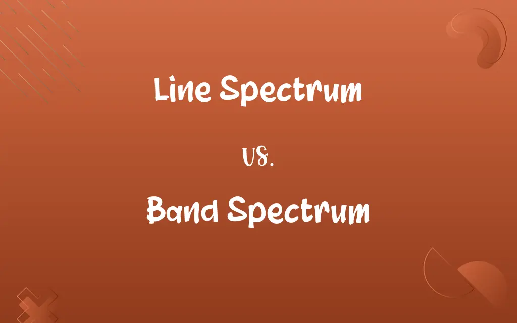 Line Spectrum vs. Band Spectrum