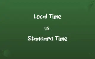 Local Time vs. Standard Time