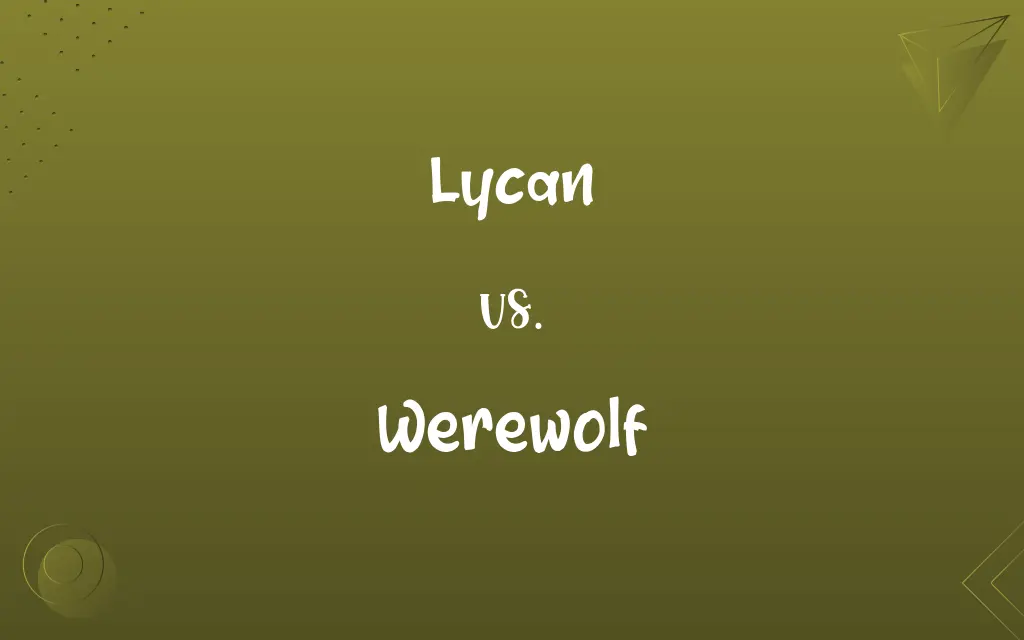 Lycan vs. Werewolf