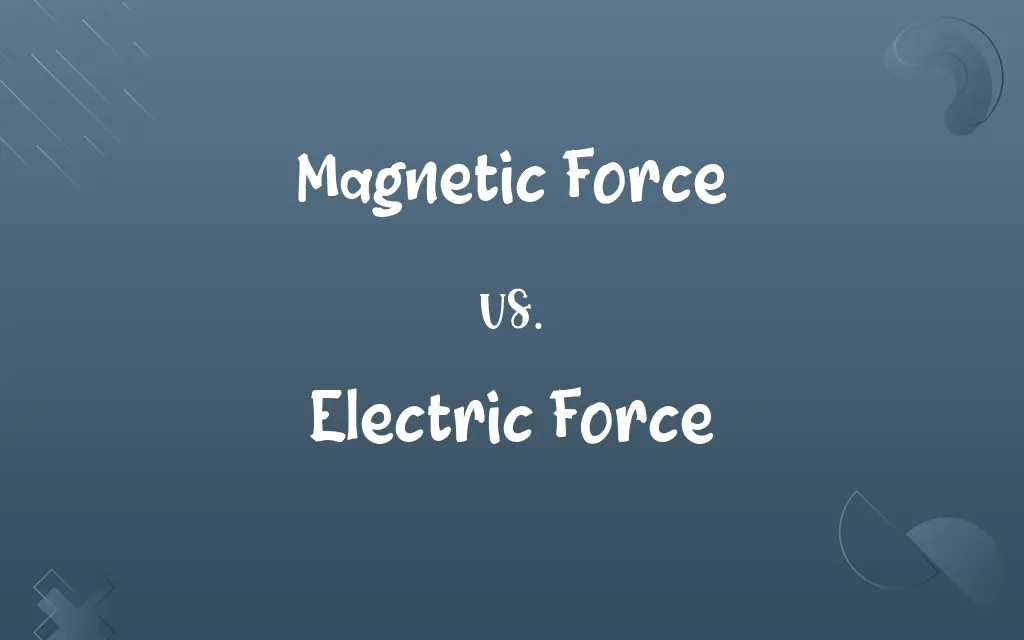 Magnetic Force vs. Electric Force