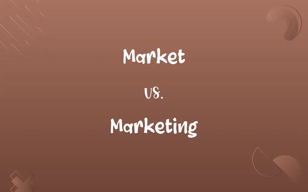 Market vs. Marketing