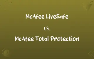 McAfee LiveSafe vs. McAfee Total Protection