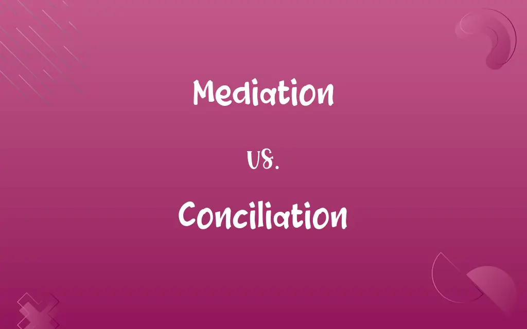 Mediation vs. Conciliation