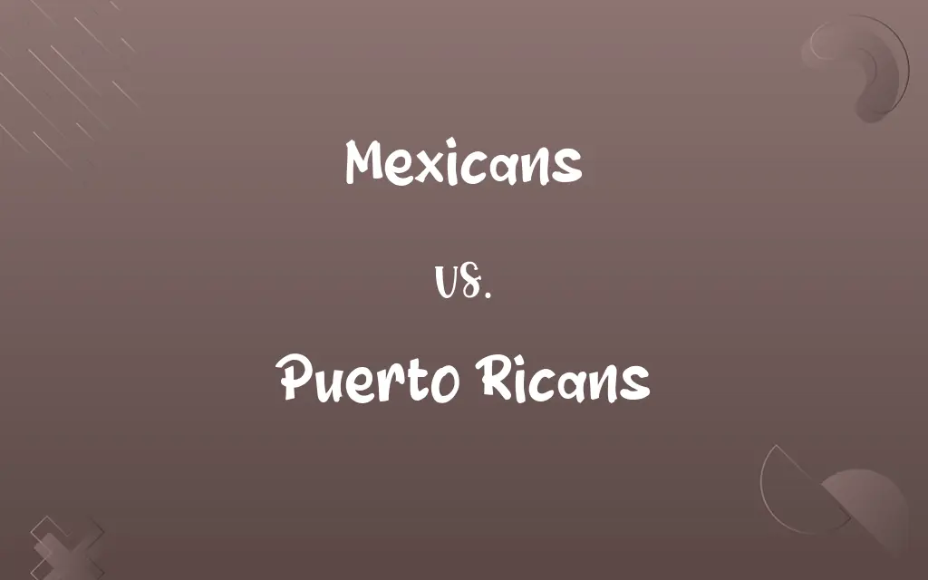 Mexicans vs. Puerto Ricans