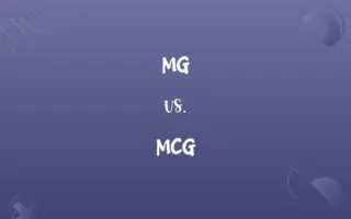 MG vs. MCG