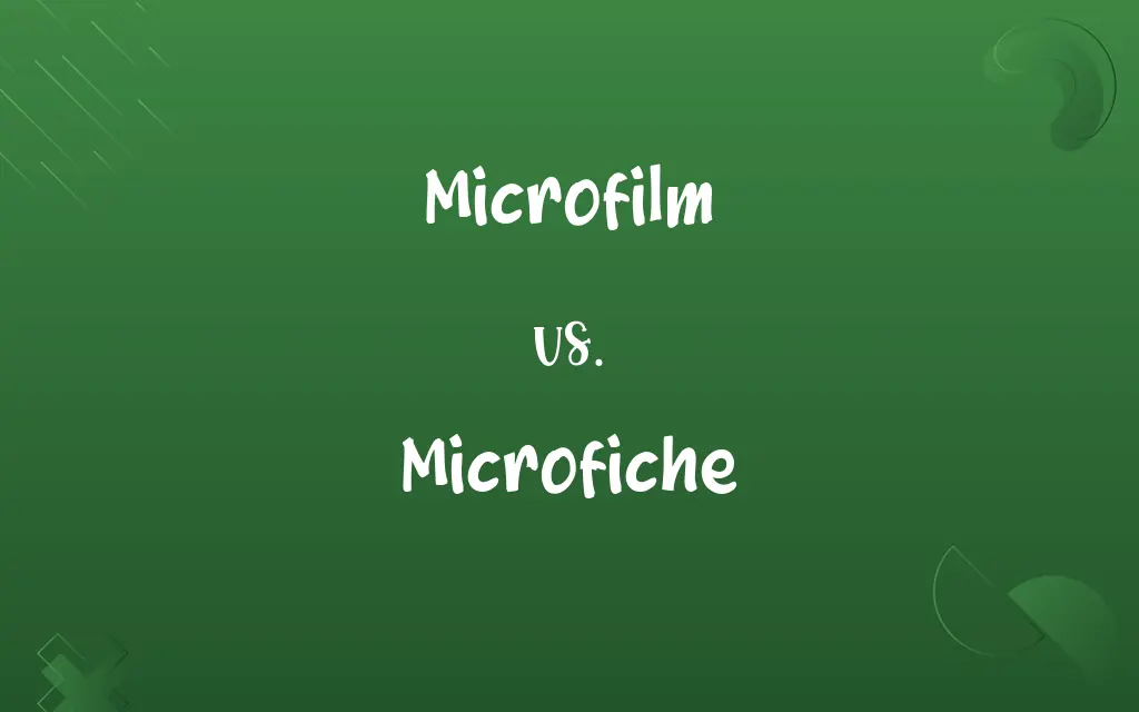 Microfilm vs. Microfiche