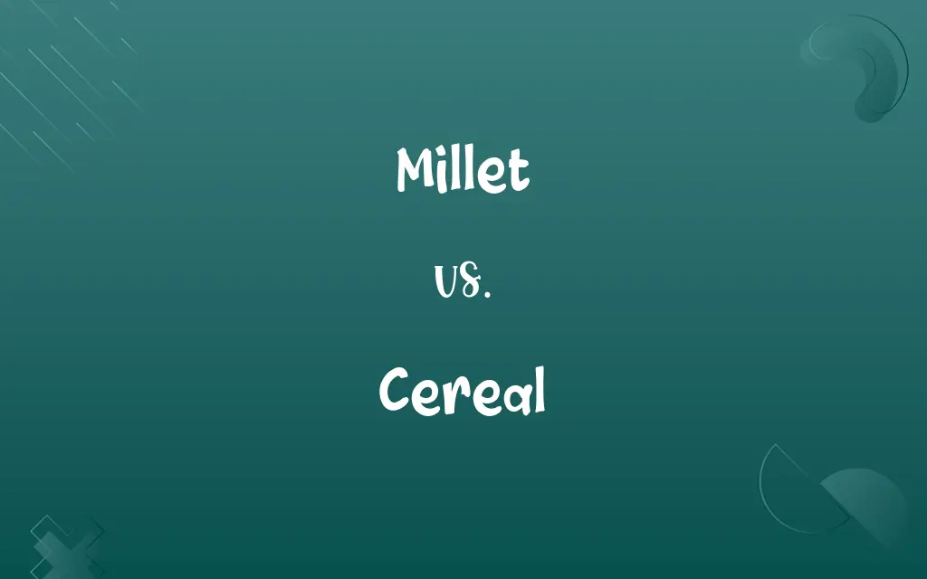 Millet vs. Cereal