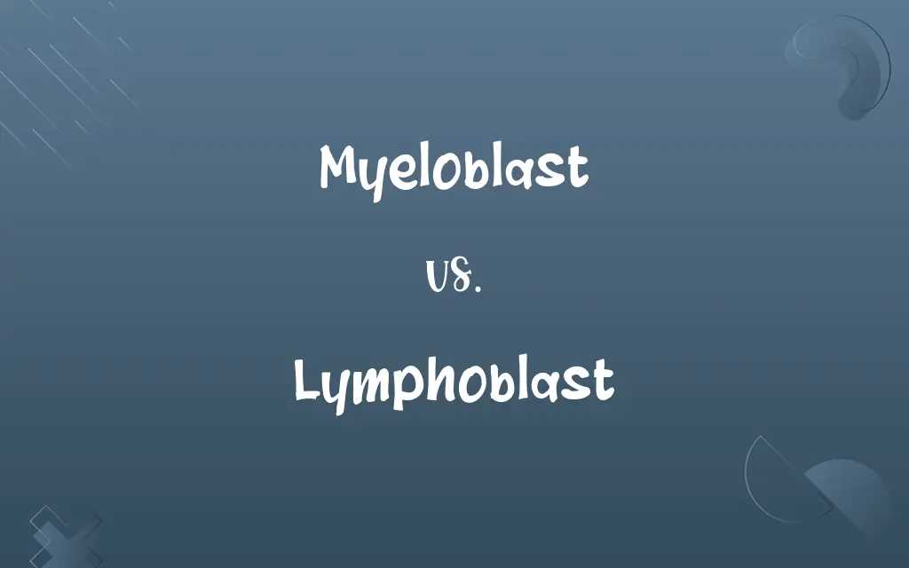 Myeloblast vs. Lymphoblast