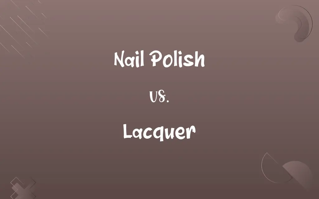Nail Polish vs. Lacquer