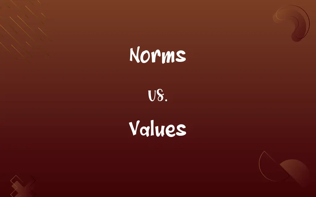 Norms vs. Values