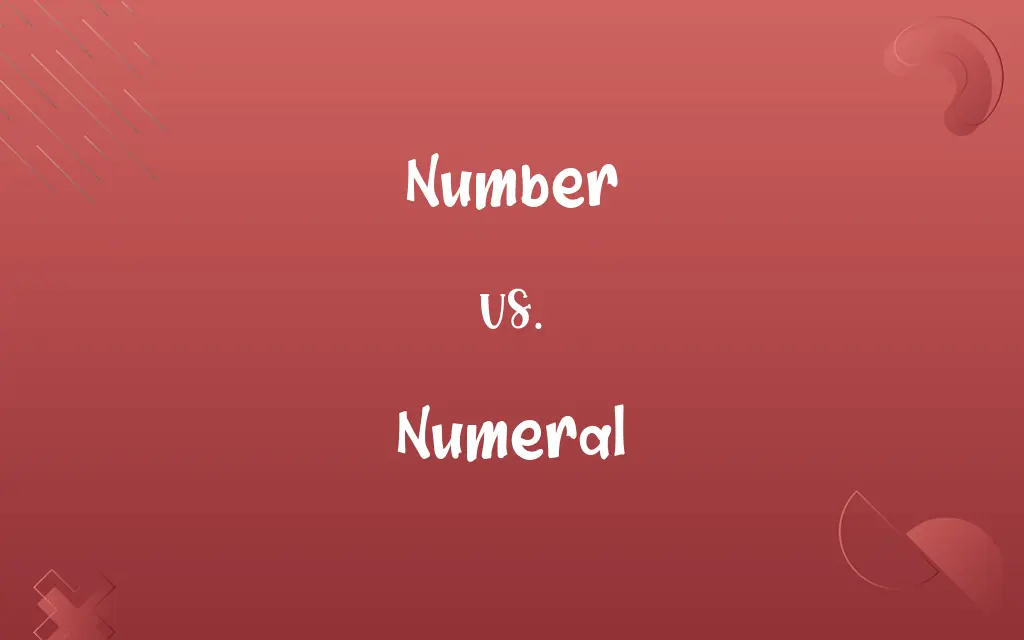 Number vs. Numeral