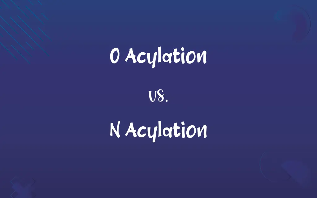 O Acylation vs. N Acylation