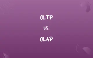 OLTP vs. OLAP