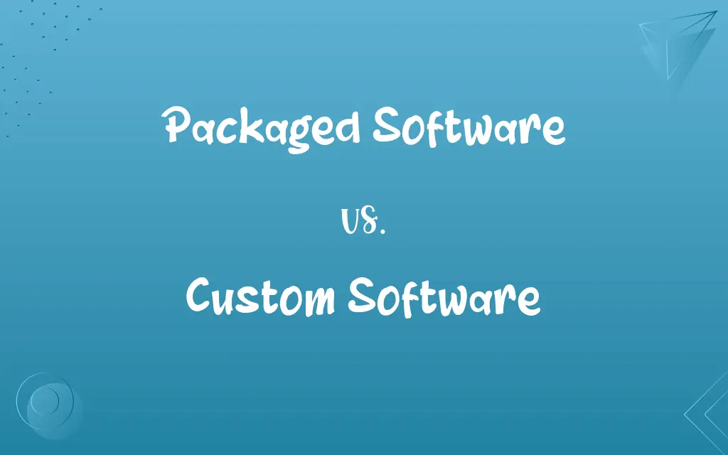 Packaged Software vs. Custom Software