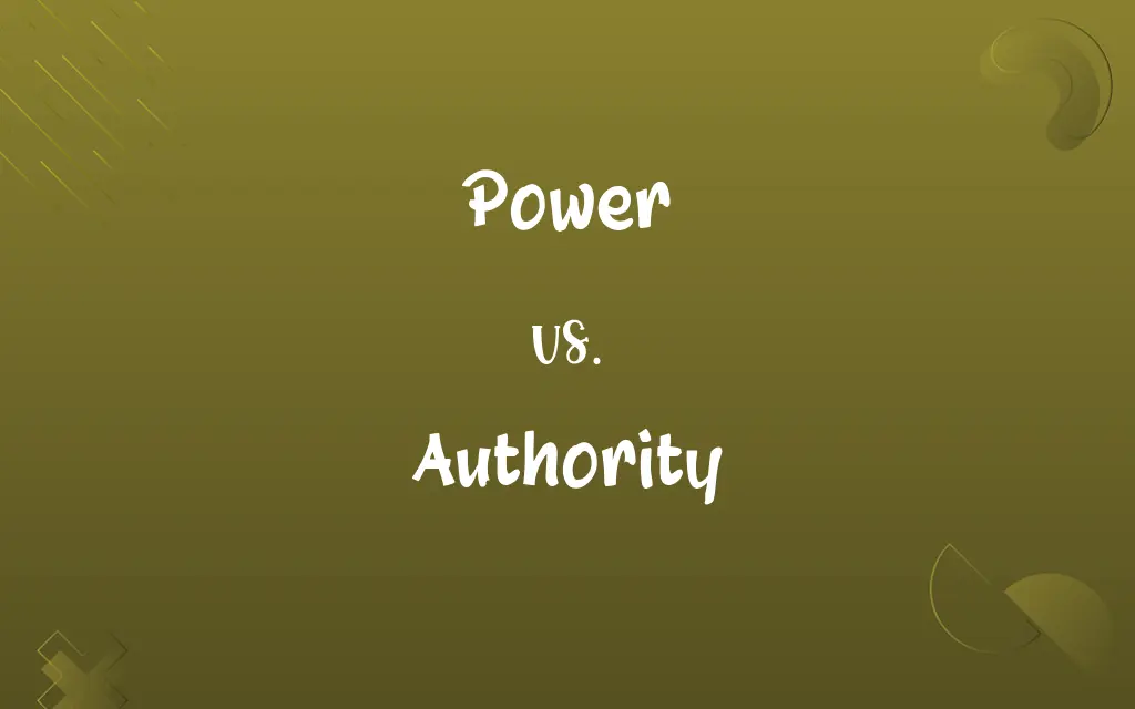 Power vs. Authority