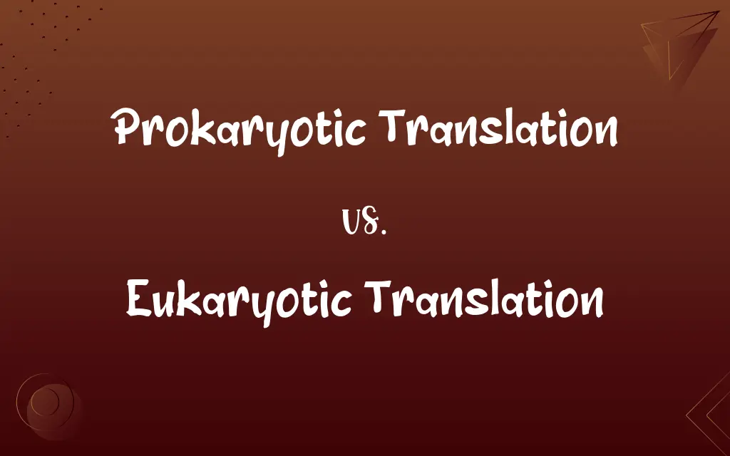 Prokaryotic Translation vs. Eukaryotic Translation
