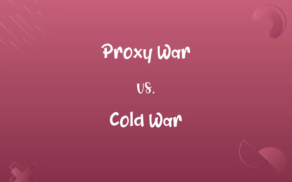 Proxy War vs. Cold War