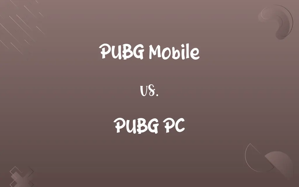 PUBG Mobile vs. PUBG PC