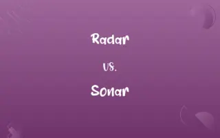 Radar vs. Sonar