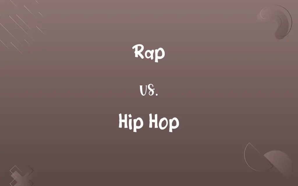 Rap vs. Hip Hop