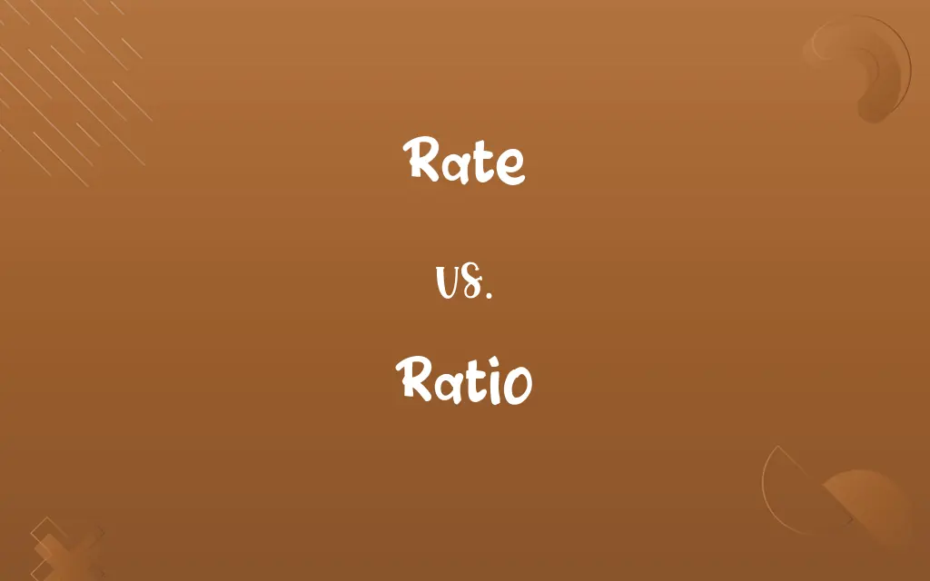 Rate vs. Ratio
