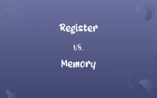 Register vs. Memory