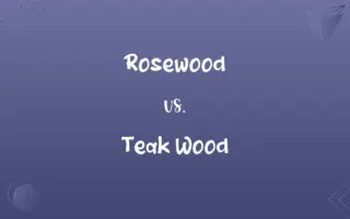 Rosewood vs. Teak Wood