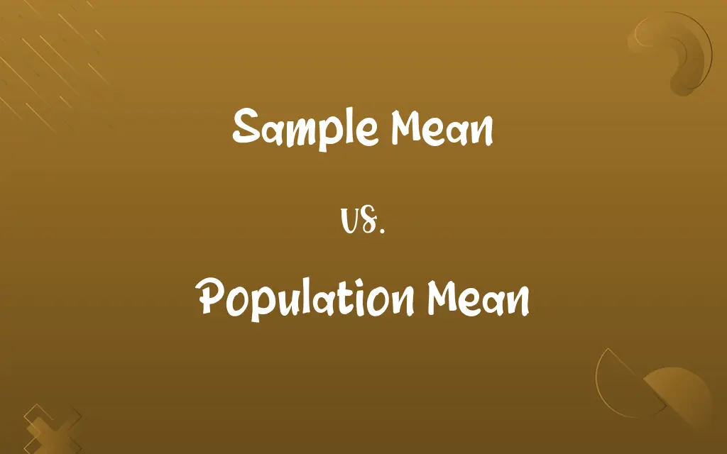 Sample Mean vs. Population Mean