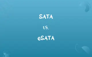 SATA vs. eSATA