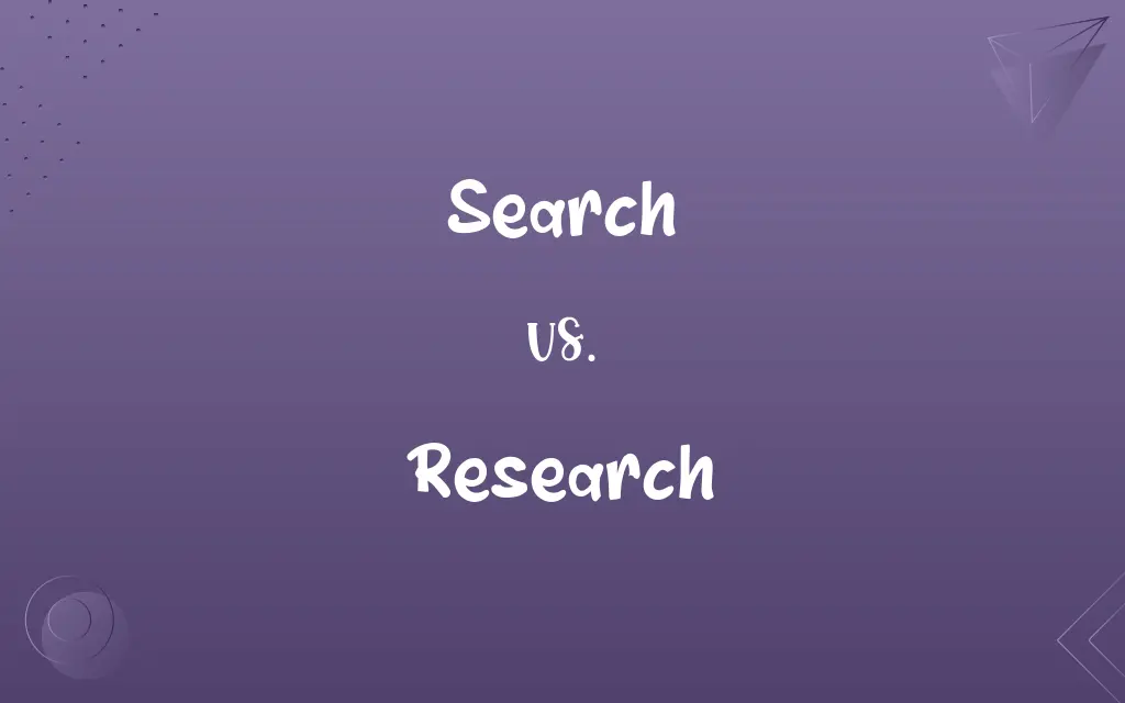 Search vs. Research
