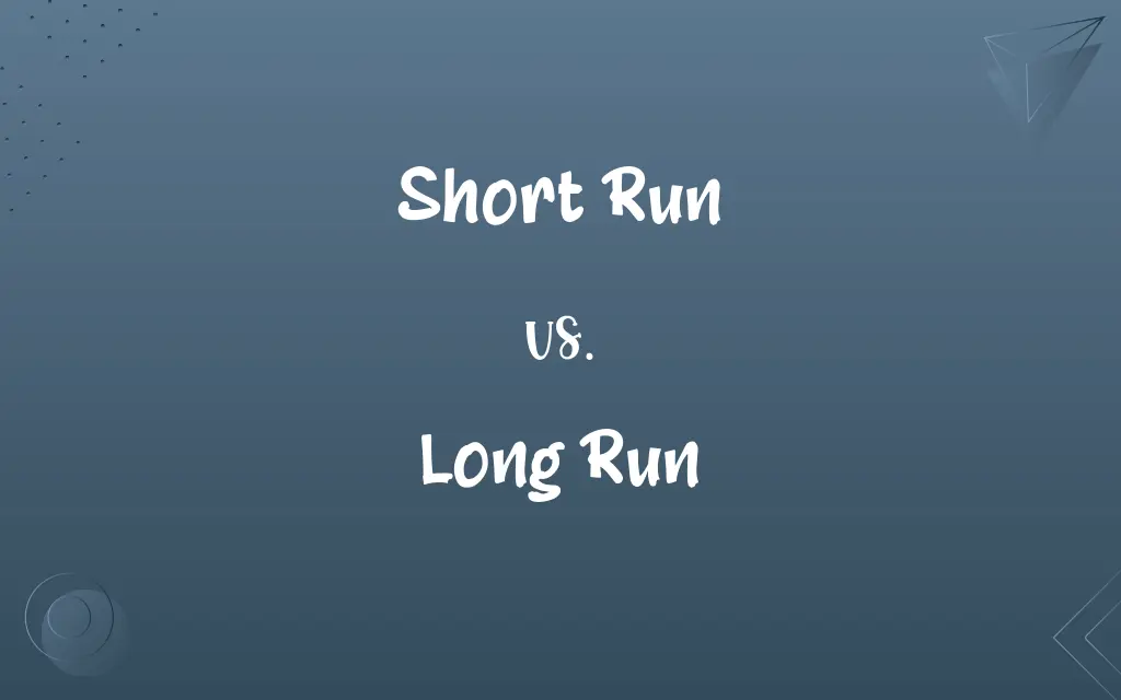 Short Run vs. Long Run
