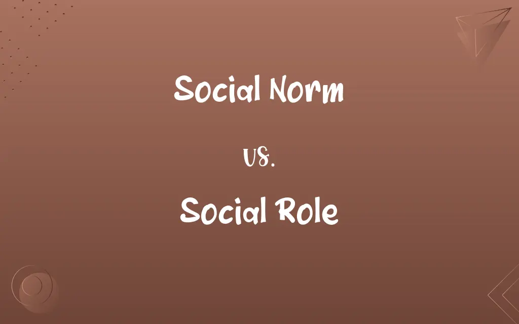 Social Norm vs. Social Role