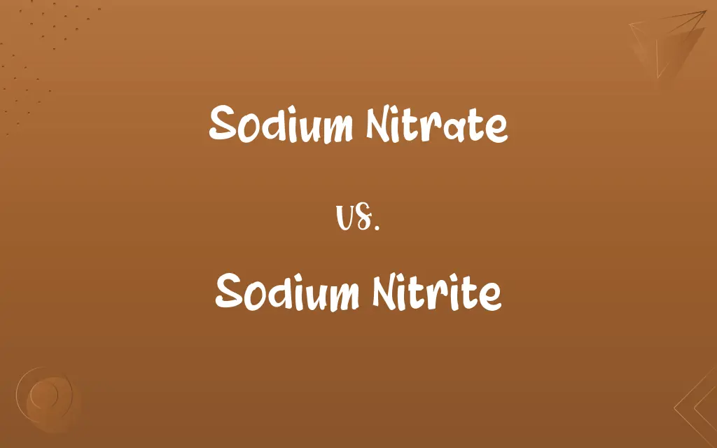Sodium Nitrate vs. Sodium Nitrite