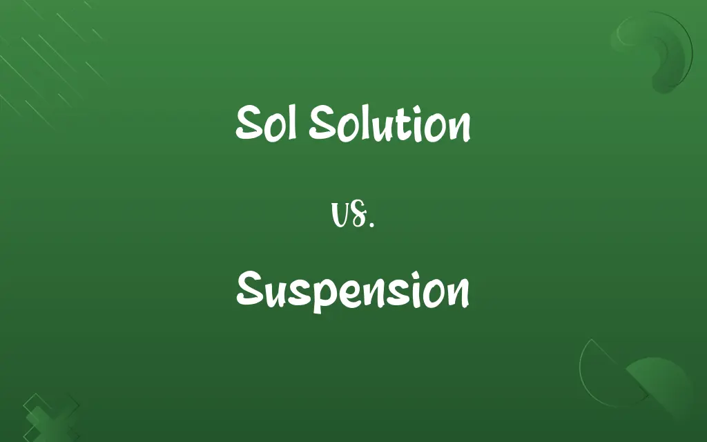 Sol Solution vs. Suspension