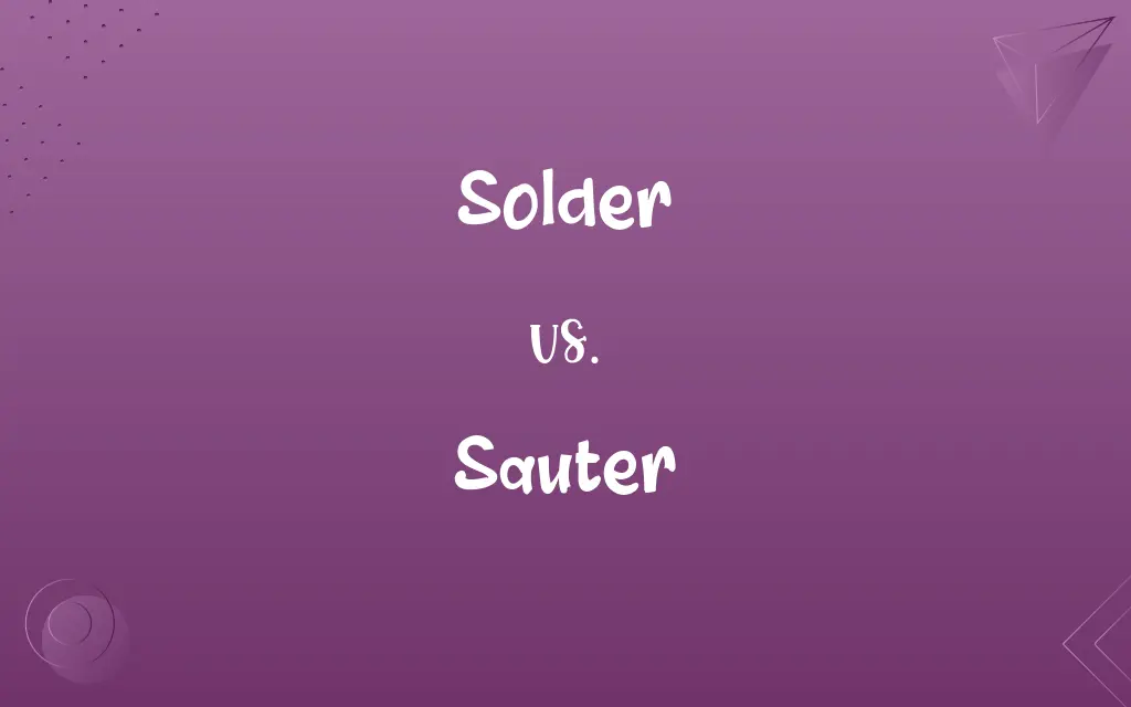 Solder vs. Sauter