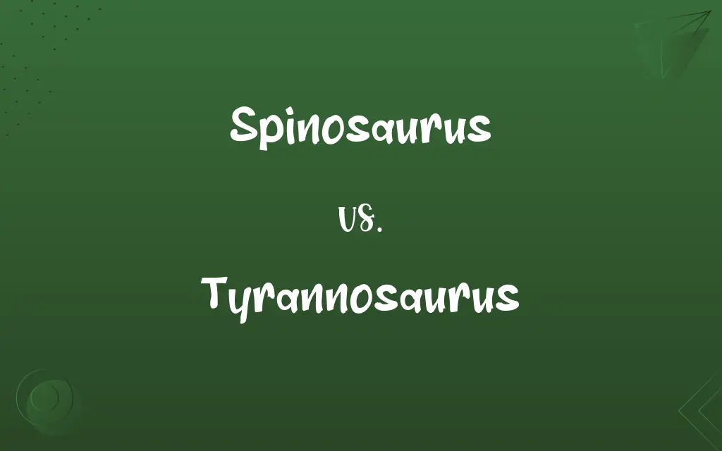 Spinosaurus vs. Tyrannosaurus