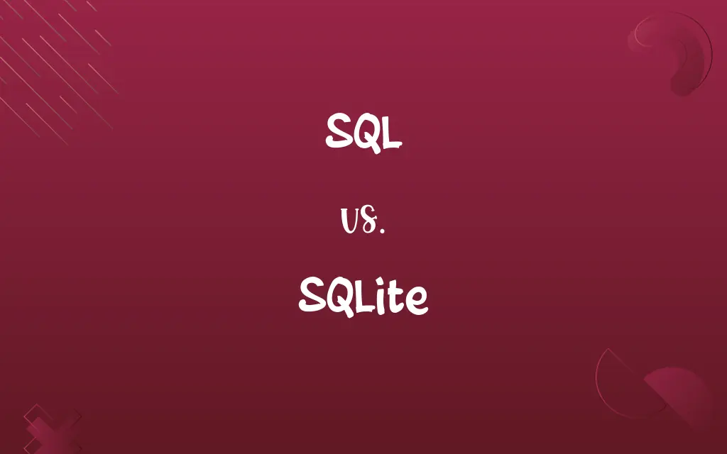 SQL vs. SQLite