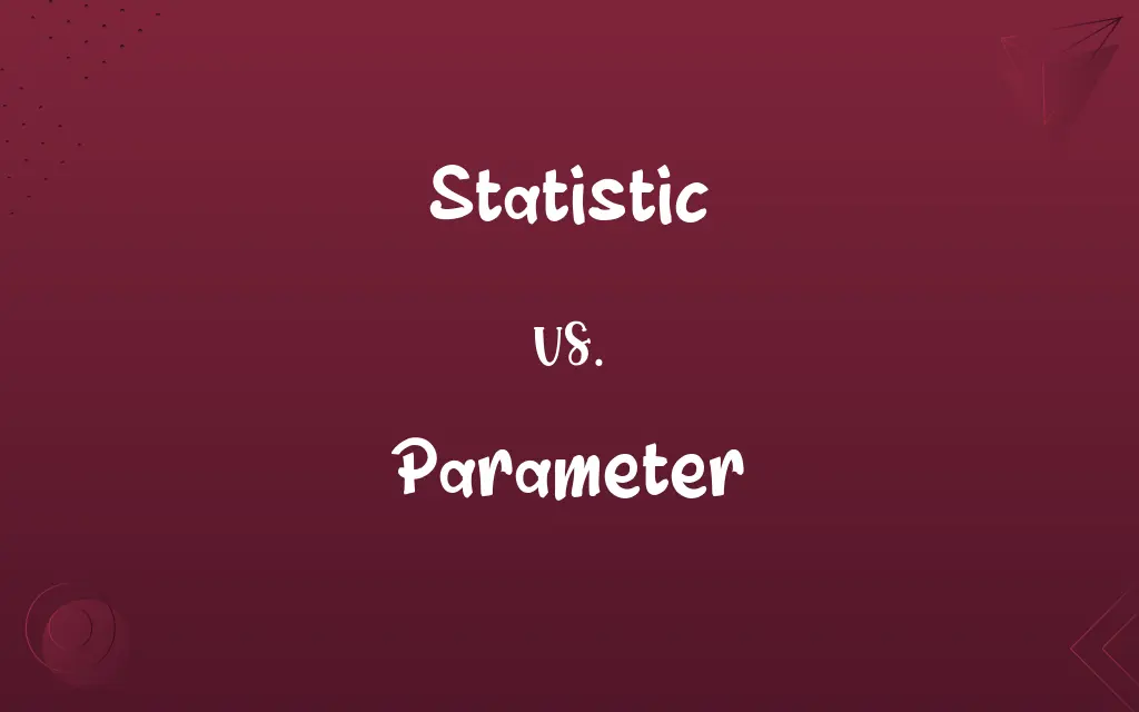 Statistic vs. Parameter