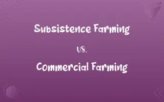 Subsistence Farming vs. Commercial Farming