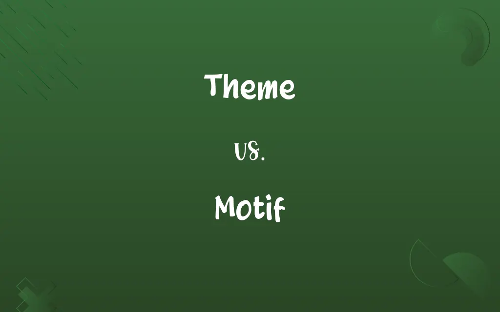 Theme vs. Motif