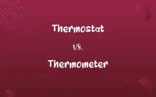 Thermostat vs. Thermometer
