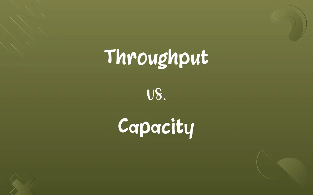 Throughput vs. Capacity